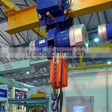 Mode 2.5 ton electric chain hoist with electric trolley