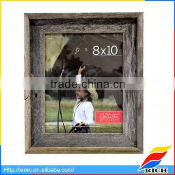 Shabby-chic custom frame 8'' x 10'' barnwood picture frames