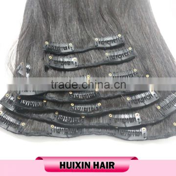 Silky Straight Wave Bohemian Remy Clip In Human Hair Extensions For Wholesales