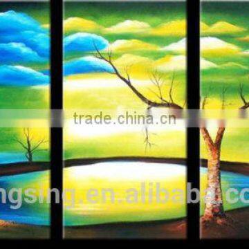 2016 Hot Selling Group oil Art Painting on canvas HT 9091