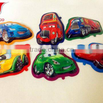 Lovely design cartoon car shaped chocolate with biscuit