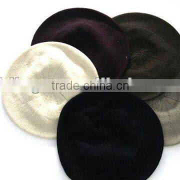 cable cashmere knitted caps, hats