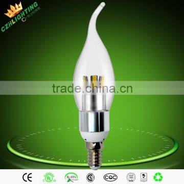 4w led decoration candle light E14 bulb lamp