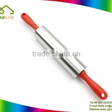 Best quality PP handle stainless steel rolling pin