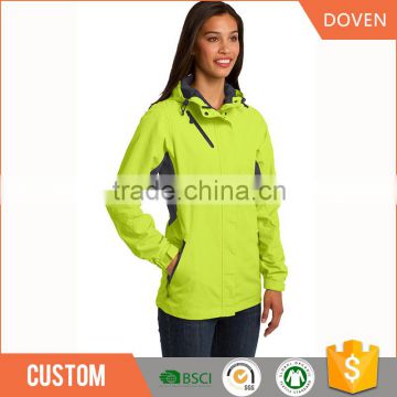 Custom ladies plain jackets waterproof warm jackets