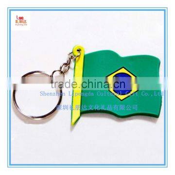 3D Promotion Custom Silicone Keychain / Soft Pvc Keychain /Rubber Key Chain photo-2