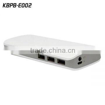 2016 fashion 18650 battery 20000mAh lithium battery pack power bank