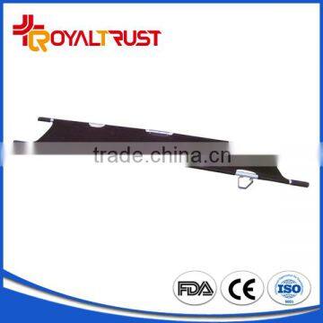 Hospital Medical Aluminum Alloy Double Folding Stretcher