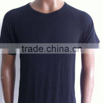 Customized brand men's bamboo fiber fit t-shirt