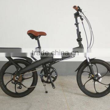 20inch New carrier Magnesium Wheel with battery inside the frame electric bike