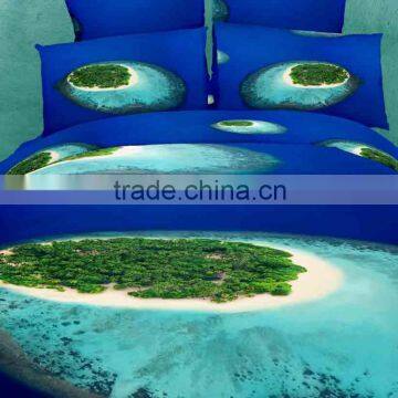 2013 New Nantong Foursix Luxury 100% Cotton Reactive Dye 40s Home Textile Duvet Cover Sheet 3d Bedding Set and 3d Cotton Fabric