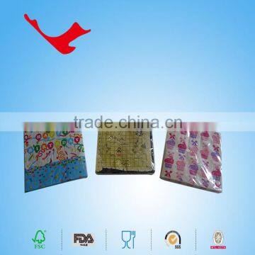 40*40cm,1/4 Folded Printed Tissue Paper Napkin Towel for Brithday Day Party photo-5