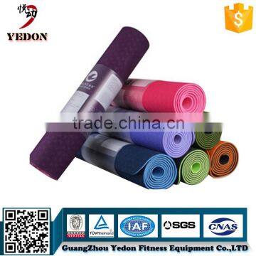 Gym Equipment Names Yoga Mat TPE For Sporting