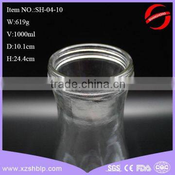 Factory Cost 1liter Glass Milk Bottle With Lid Wholesale photo-6