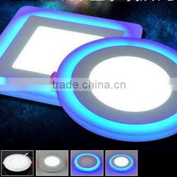 Double Color Reccessed LED Panel Light White and Blue