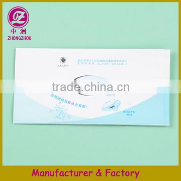 High quality aluminum laminated plastic sanitary napkin packing