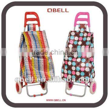 Foldable Shopping Trolley With Printing/Shopping Cart
