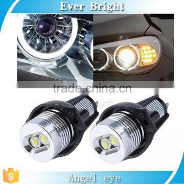 Hot selling product 2Pcs Angel Eyes headlights Car Auto Bridgelux chips LED Light For B-MW angel eyes E90 Sedan angel eyes