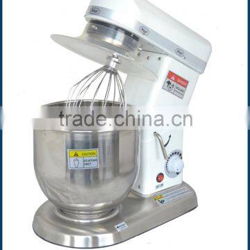 7 litre planetary food mixer with stainless bowl