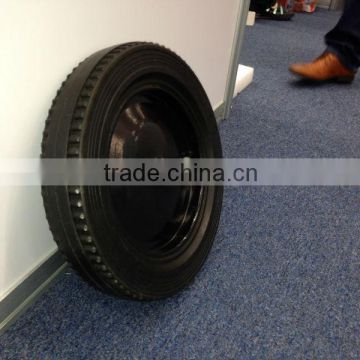 China manufacturer durable rubber powder wheel14''x4''