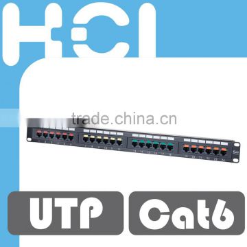 24 Port Keystone Jack 110 and LSA+ IDC 8 in 1 Modular Patch Panels