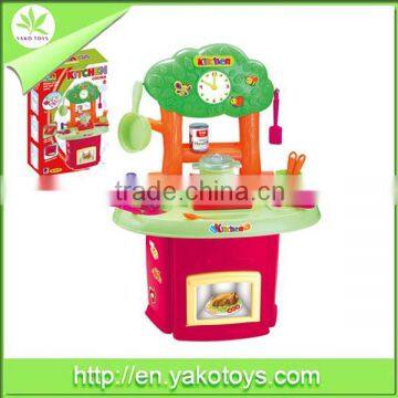 Best quality plastic kids mini toys realistic kitchen play set