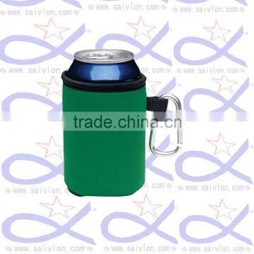 neoprene carabiner can cooler,carabiner stubby holder, carabiner cooler holder