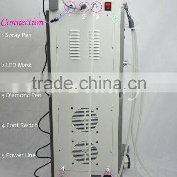 Microdermabrasion 5 In 1 Portable Oxygen Facial Machine Jet Peel Oxygen Facial Machine photo-3