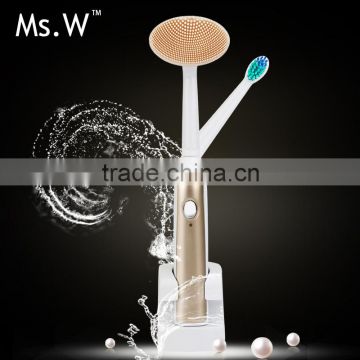 2 in 1multi-function for electirc tooth brush and sonic facial brush