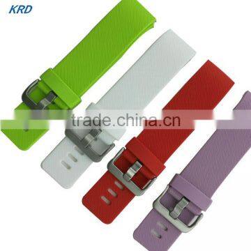 12 Colors Soft Silicone Watch Band Rubber Watch Strap Band For Fitbit Blaze Smart Watch photo-2