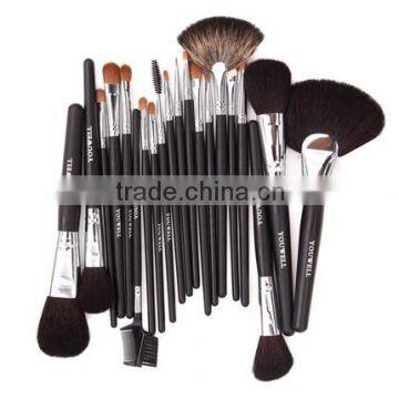 20pcs black Animal hair Foundation Brush women makeup brush