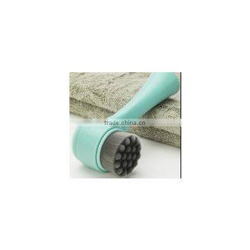 New Soft Mild Fiber Exfoliating Facial Brush Facial Face Deep Cleansing Clean Wash Pore Care Brush Head Wood Face Cleaner Hot photo-2