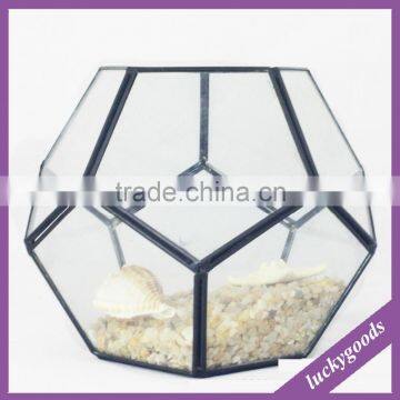 LGJ040 Wedding Party Decoration Glass Candle Holder With Lid photo-2