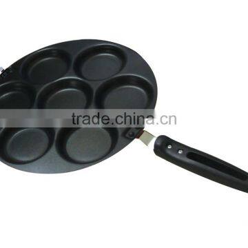 Kawachi Pan Cake Fry Pan Double Sided Black photo-6