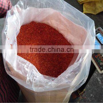 Chinese top 8 Manufacturer Company Exporting Dried Red Crushed Chilli Flakes with seeds