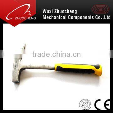 Polished Head High Quality One Piece Roofing Hammer With TPR Tube Handle