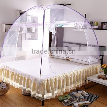 100% Polyester Material Double Bed Folding Mosquito Net