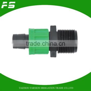 Lock Type Quick Coupling With Male Thread Connector For Drip Tape DN16