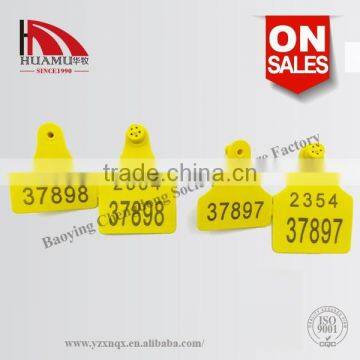 Ear Tag for Cattle ISO Certificate 78*56 mm