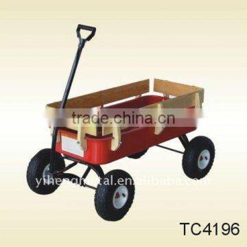 wooden wagon,wooden trolley TC4196