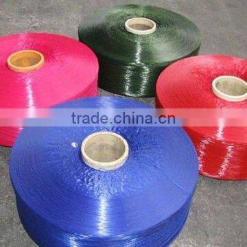 Manufactured High Quality Polyester Twisted Yarn for Webbing photo-6