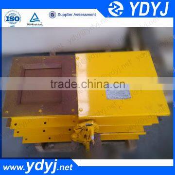 China square manual slide gate valve for cement
