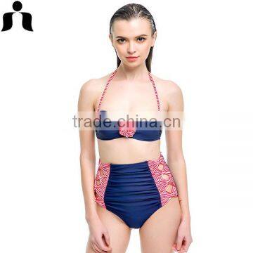 Hot Model Women High Waist Ladies Swim Wear photo-1