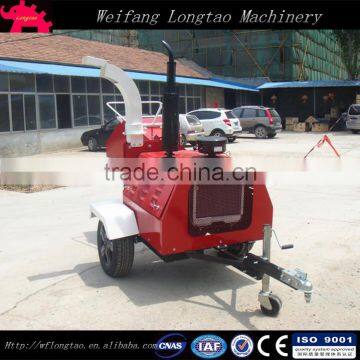 Trailer Towable 50hp Diesel Engine Wood Chipper With Two Hydraulic Feeding Rollers photo-6
