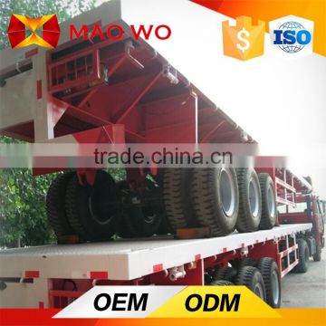 MAOWO 3 Axles 40 Feet Flatbed Truck Trailer Made In China