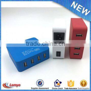 China Gift Items Multi Phone 4 Port Usb Wall Charger With Cable photo-5