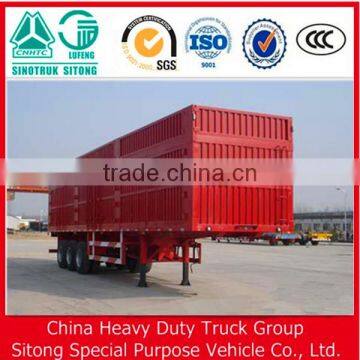 Side Curtain Semi Trailer Enclosed Cargo Trailer Box Trailer for Sale photo-4