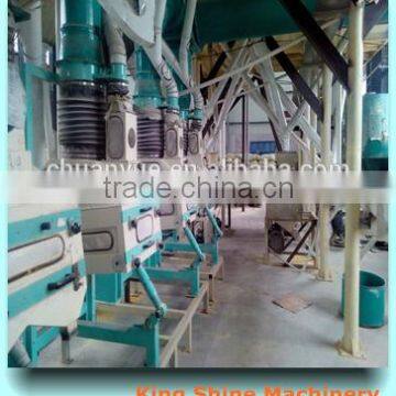 50ton/24hours wheat flour milling machine/production line for sale in Romania