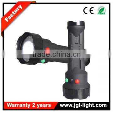 High Power 700lm RGW Hand Heldled Led Rechargeable Tarmy Torch Light Rescue Equipment photo-2