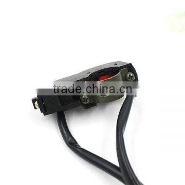 Universal 12V/10A Motorcycle Hazard Light Flameout 2 Switches Buttons With 4 Wires CA1T Headlight Horn Multifunction Switch photo-3